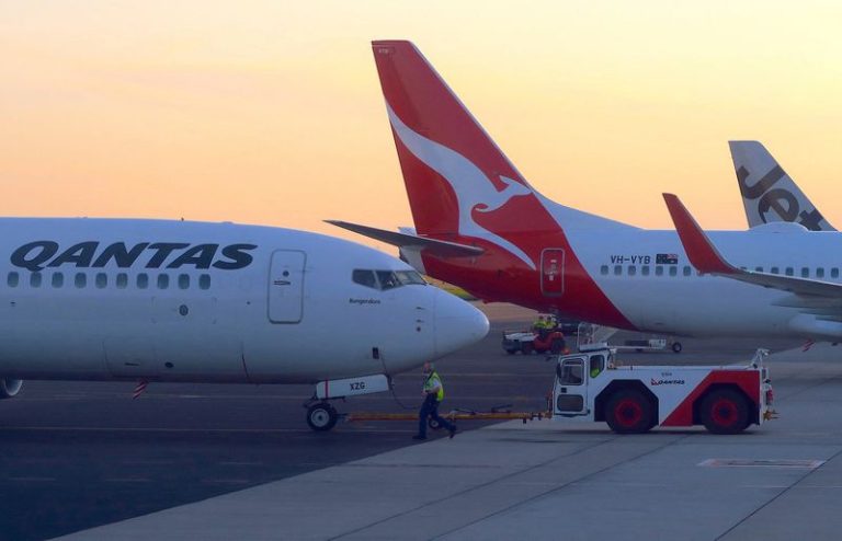 Australia’s Qantas hits record high as Jefferies lifts price target