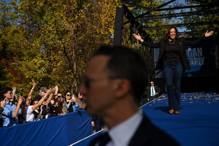 Harris has a huge cash advantage over Trump, but polls remain tight