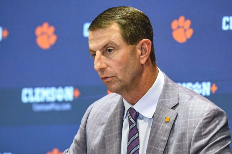 Clemson’s Swinney tried to vote but couldn’t on Election Day