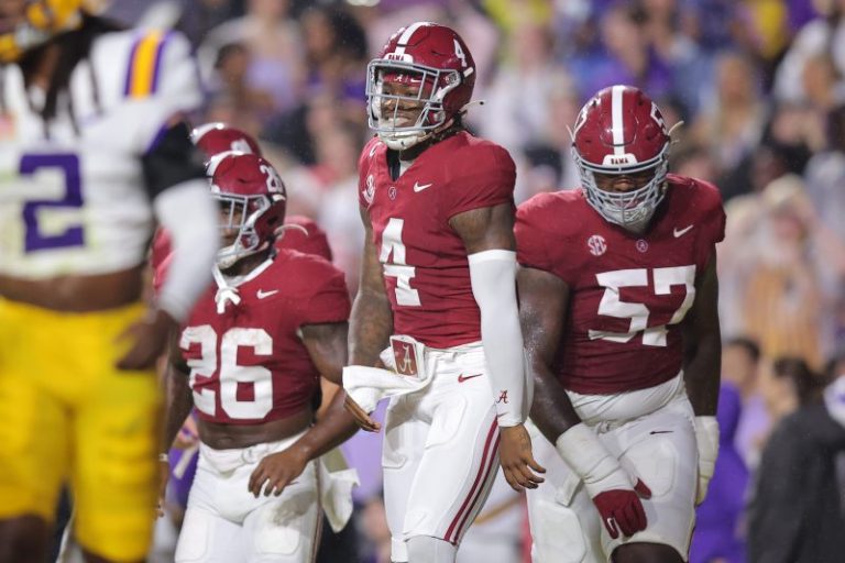 Milroe, DeBoer save Alabama’s season while LSU, Brian Kelly go splat