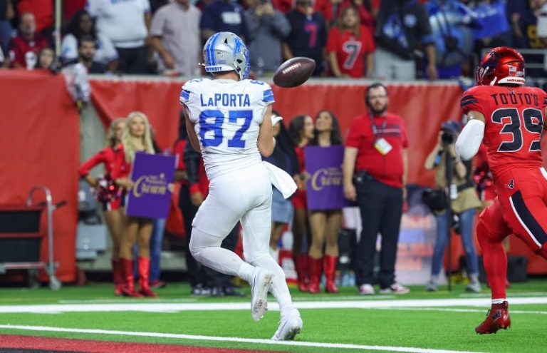 Sam LaPorta injury update: Lions TE injures shoulder vs. Texans