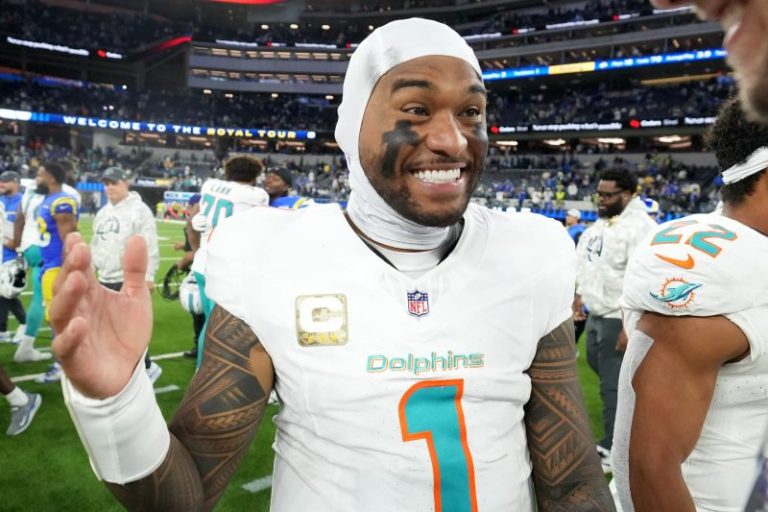 Tagovailoa playing with confidence as Dolphins hope win can spark run