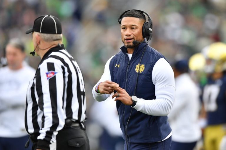 As Notre Dame coach Marcus Freeman thrives, can Chicago Bears resist him?