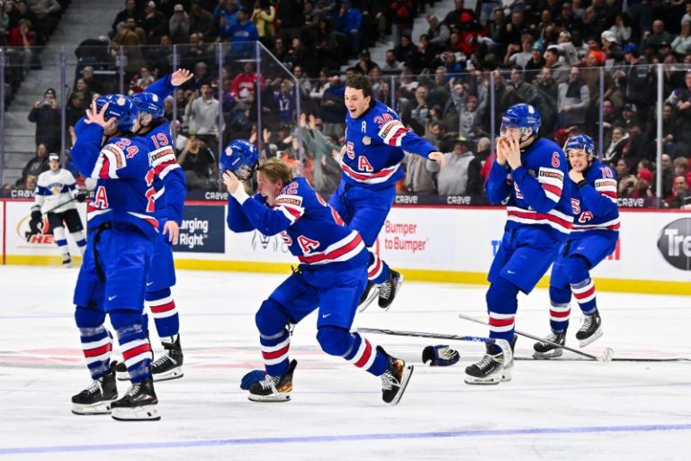 USA tops Finland in OT for second consecutive world juniors hockey gold