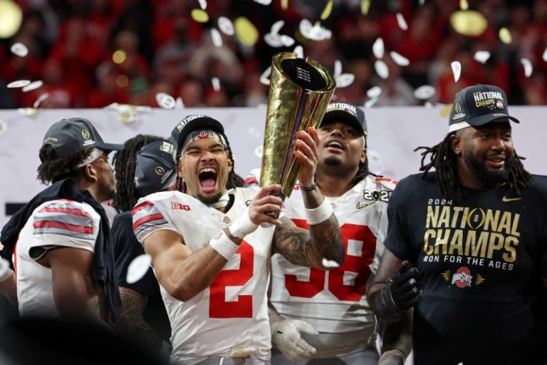 Ohio State-Notre Dame CFP title game averaged 22.1 million viewers
