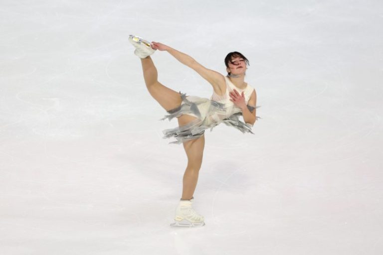 Alysa Liu, back from retirement, leads after women’s short program