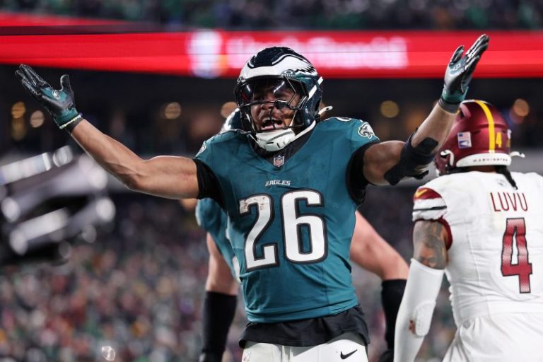 Barkley stats today: Eagles RB shines vs. Commanders in NFC title game