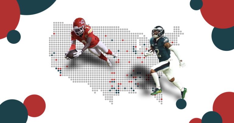 Super Bowl by state: See hometowns for every Chiefs, Eagles player