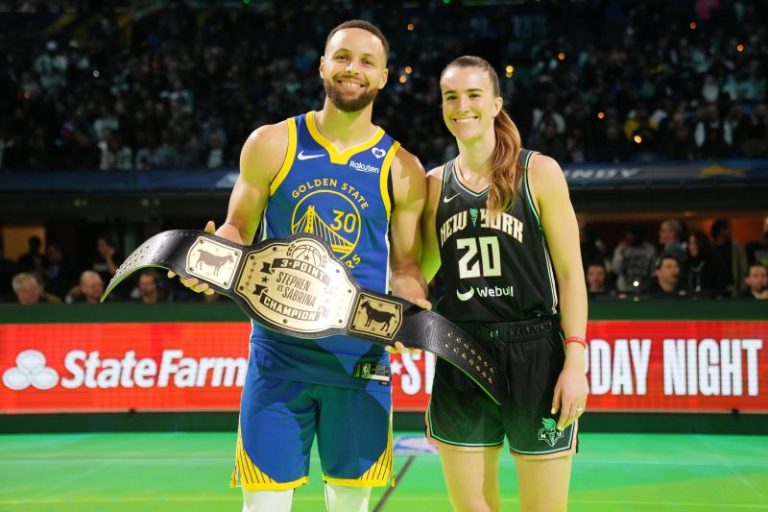 WNBA star up for 3-point rematch with Steph at All-Star Game if asked