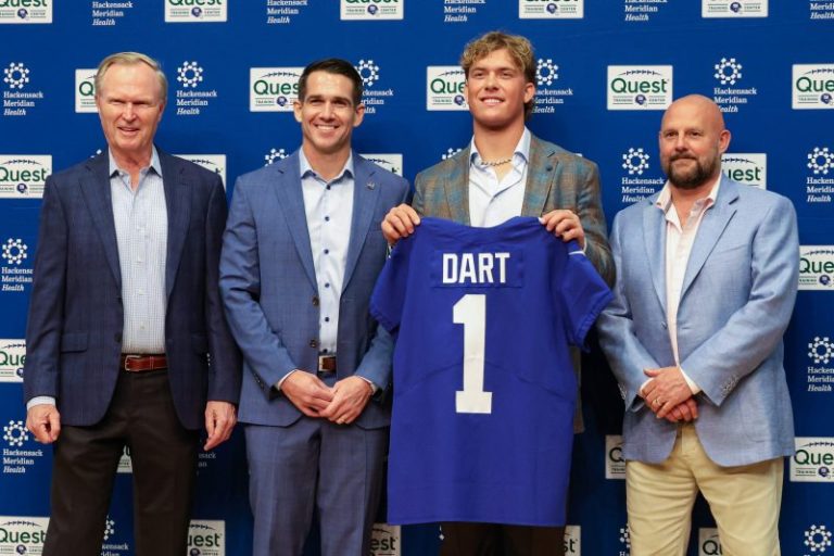 Giants GM compares Jaxson Dart’s rookie situation to Josh Allen’s