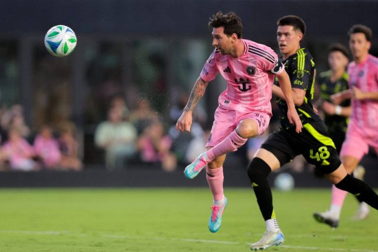 Messi scores twice in Inter Miami rout of Columbus Crew: Highlights