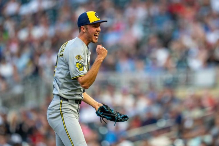 Brewers rookie pitcher begins MLB career with 11 hitless innings