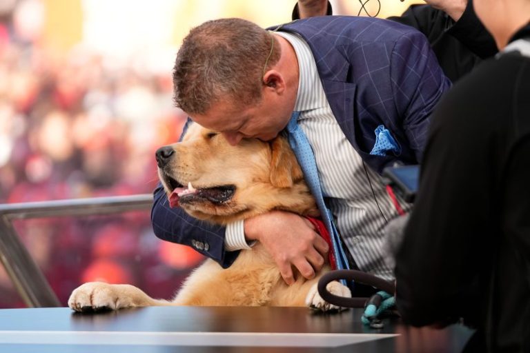 Kirk Herbstreit’s dog soils field, kicker steps in it after $250K win