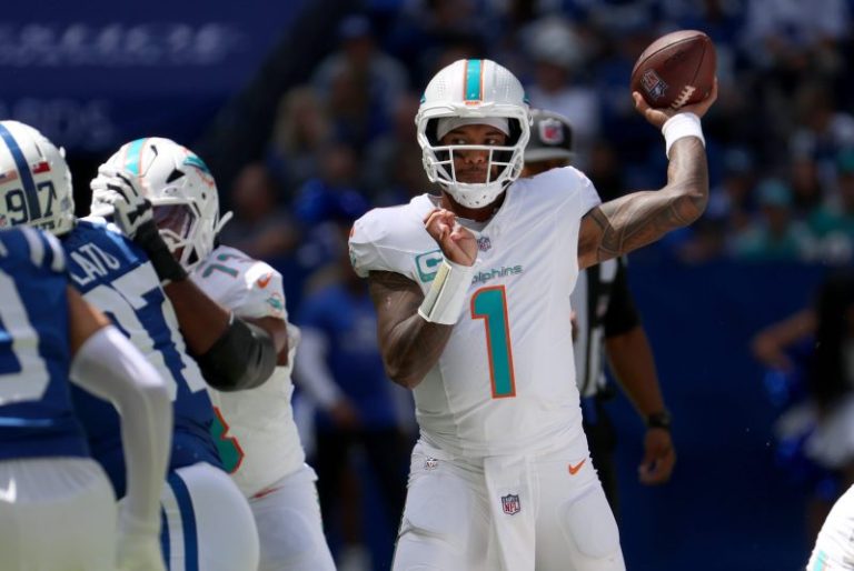 Dolphins’ Mike McDaniel critical of Tua’s play in loss to Colts