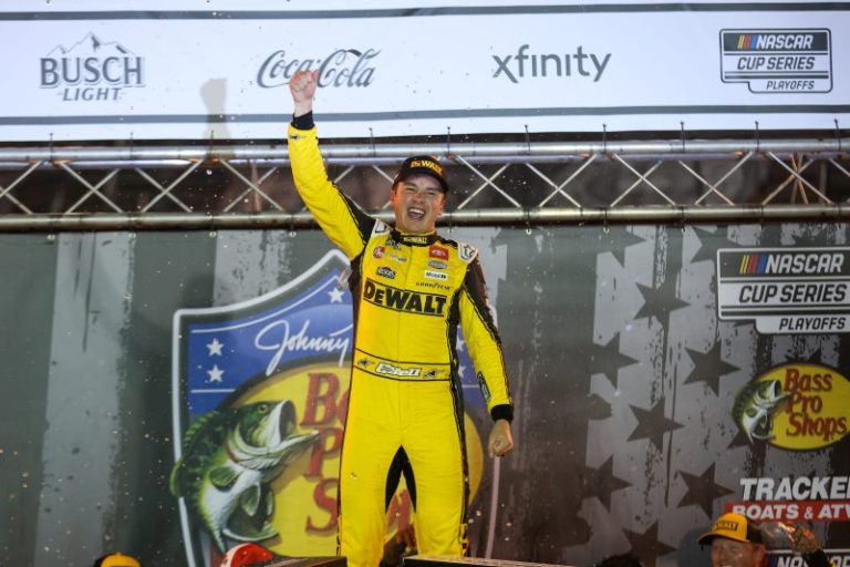 Bell wins NASCAR race at Bristol; four drivers eliminated from playoffs